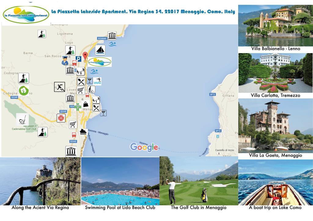 La Piazzetta Apartment Menaggio Bagian luar foto